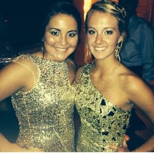 One shoulder prom dress